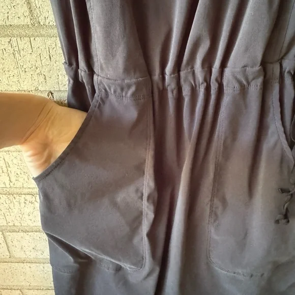 Toad&Co Women's Black Sleeveless Athletic/Performance Dress - Picture 5 of 5